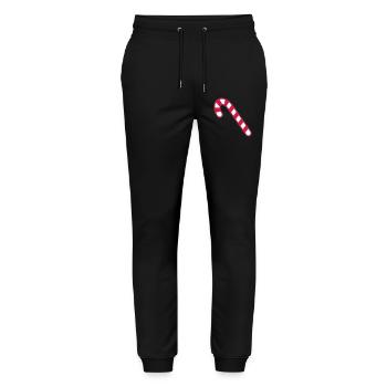 canne à sucre canne à sucre gnome elfe elfe - Pantalon de jogging bio MOVER Stanley/Stella unisexe - noir - Devant - Marisol (170cm) & Nik (191cm)