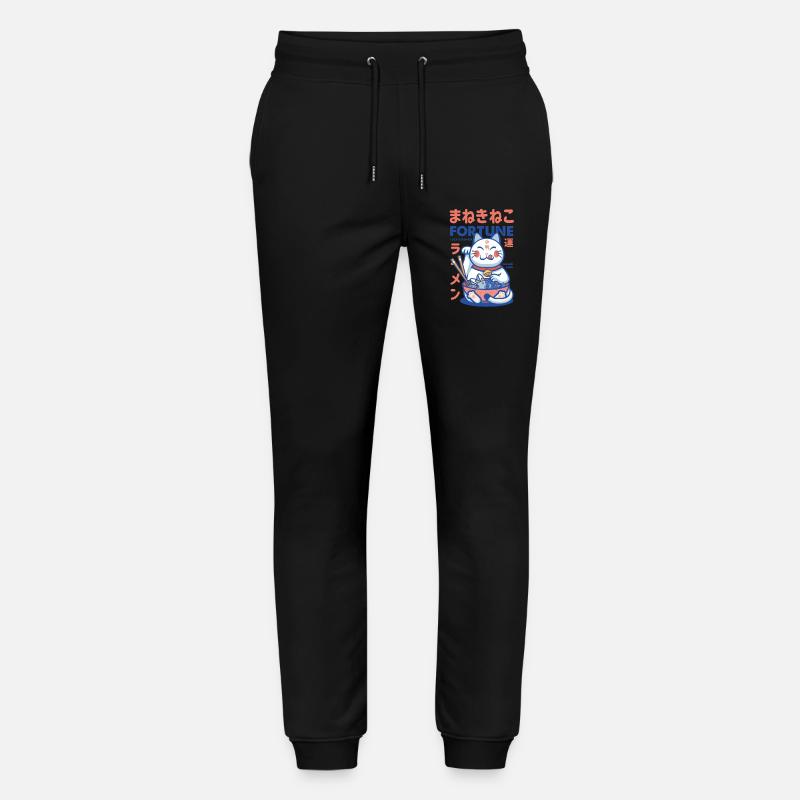 Maneki Neko Fortune Ramen - Stanley/Stella Unisex Bio Jogginghose Mover  - Schwarz
