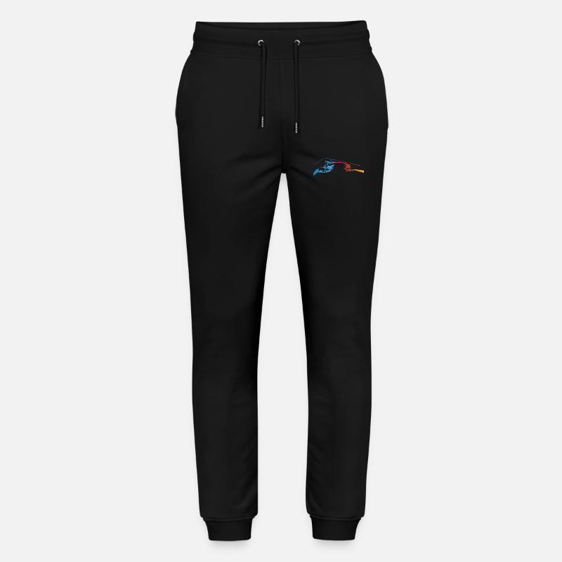 Vater und Tochter - Stanley/Stella Unisex Bio Jogginghose Mover  - Schwarz