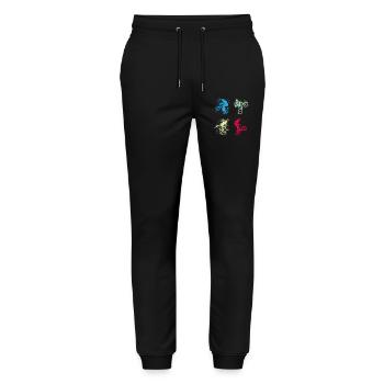 BMX / Bmx / bmx / gift idea / birthday - Stanley/Stella Mover Unisex Organic Jogging Trousers - black - Front - Marisol (170cm) & Nik (191cm)