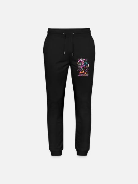 Skate Apparel | Magenta Skater | Skateboard - Stanley/Stella Unisex Bio Jogginghose Mover - Schwarz