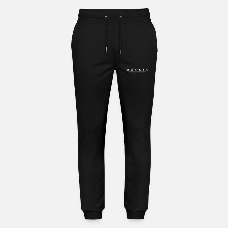 Coordonnées de Berlin - Pantalon de jogging bio MOVER Stanley/Stella unisexe - noir