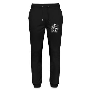 King Of The Camper - Stanley/Stella Mover Unisex Organic Jogging Trousers - black - Front - Marisol (170cm) & Nik (191cm)