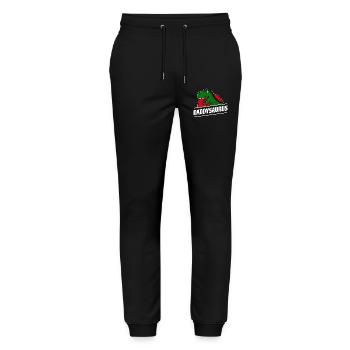 Dad Father's Day Men's Day Happy Dad Father - Stanley/Stella Mover Unisex Organic Jogging Trousers - black - Front - Marisol (170cm) & Nik (191cm)
