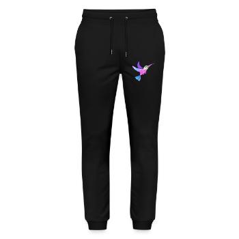 Hummingbird Bird Cute Animals - Stanley/Stella Mover Unisex Organic Jogging Trousers - black - Front - Marisol (170cm) & Nik (191cm)