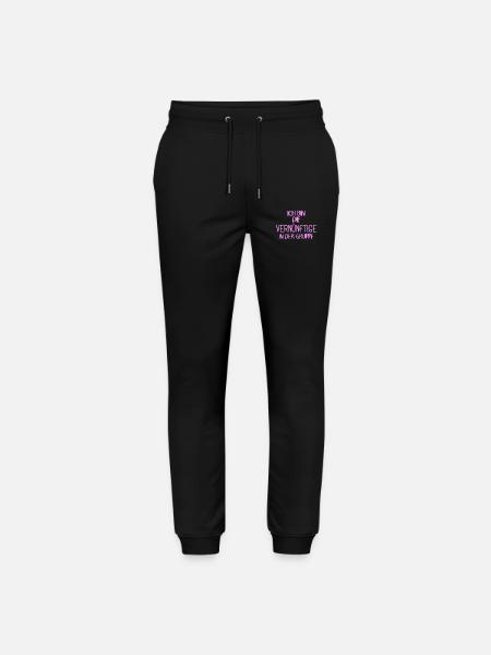 Lustiger Spruch Gruppe - Stanley/Stella Unisex Bio Jogginghose Mover - Schwarz