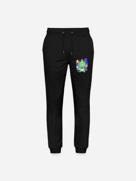 1st birthday - 1 year old - Stanley/Stella Mover Unisex Organic Jogging Trousers - black