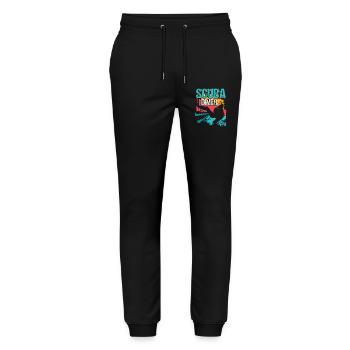 Diver Scuba Diving - Stanley/Stella Mover Unisex Organic Jogging Trousers - black - Front - Marisol (170cm) & Nik (191cm)