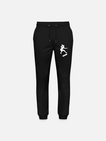 Skating Skater Skateboard Skate - Stanley/Stella Mover Unisex Organic Jogging Trousers - black