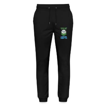drone - Stanley/Stella Mover Unisex Organic Jogging Trousers - black - Front - Marisol (170cm) & Nik (191cm)