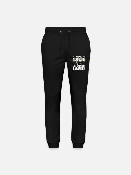 Akkordeon - Stanley/Stella Unisex Bio Jogginghose Mover  - Schwarz