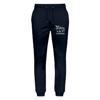 Tauben - Taubenflüsterer Brieftauben Taubenzüchter - Stanley/Stella Unisex Bio Jogginghose Mover  - Navy - Vorne - Marisol (170cm) & Nik (191cm)