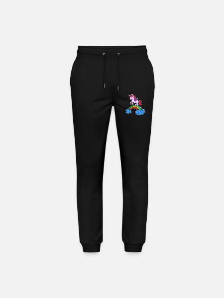 Einhorn Cool Tier - Stanley/Stella Unisex Bio Jogginghose Mover  - Schwarz