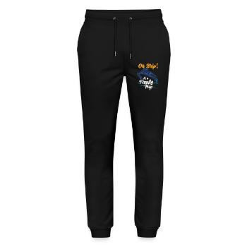Kreuzfahrt Zeit Oh Schiff Es ist eine Familie Reise Schiff Geschenk - Stanley/Stella Unisex Bio Jogginghose Mover  - Schwarz - Vorne - Marisol (170cm) & Nik (191cm)
