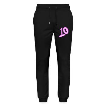 10 - Pantalon de jogging bio MOVER Stanley/Stella unisexe - noir - Devant - Marisol (170cm) & Nik (191cm)