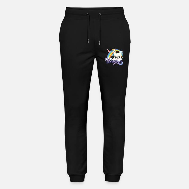 Einhorn Regenbogen - Stanley/Stella Unisex Bio Jogginghose Mover  - Schwarz