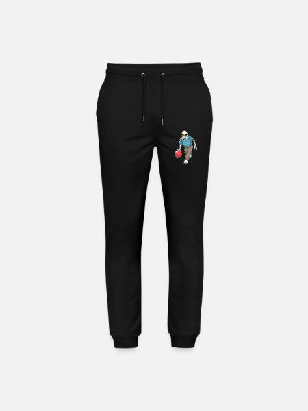 Skeleton Bowling Bowling Ball - Stanley/Stella Mover Unisex Organic Jogging Trousers - black