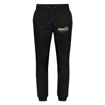 Thaïlande - Pantalon de jogging bio MOVER Stanley/Stella unisexe - noir - Devant - Marisol (170cm) & Nik (191cm)