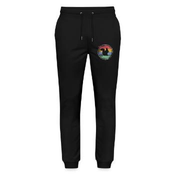 Squirrel - Stanley/Stella Mover Unisex Organic Jogging Trousers - black - Front - Marisol (170cm) & Nik (191cm)