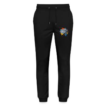 Tank - Stanley/Stella Mover Unisex Organic Jogging Trousers - black - Front - Marisol (170cm) & Nik (191cm)