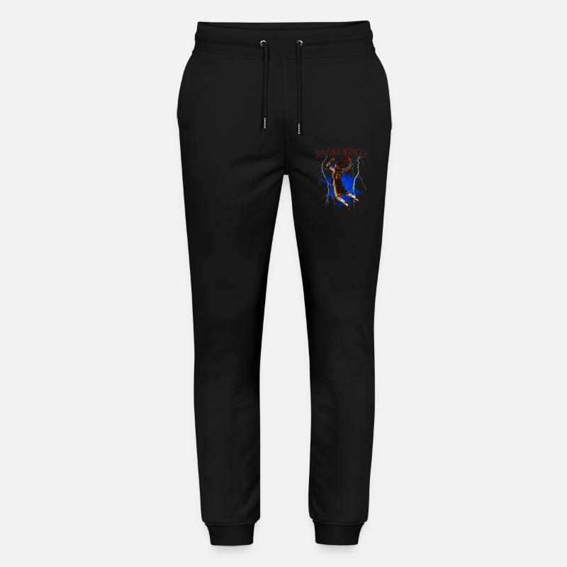 Blitz-Dunk: Elektrischer Basketball - Stanley/Stella Unisex Bio Jogginghose Mover  - Schwarz