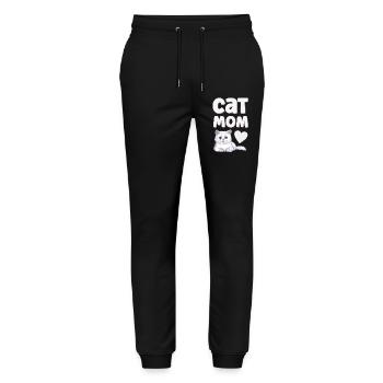 Chats Chats - Pantalon de jogging bio MOVER Stanley/Stella unisexe - noir - Devant - Marisol (170cm) & Nik (191cm)