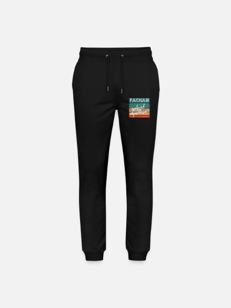 Fachabitur Fachabi Schulabschluss Geschenk - Stanley/Stella Unisex Bio Jogginghose Mover - Schwarz
