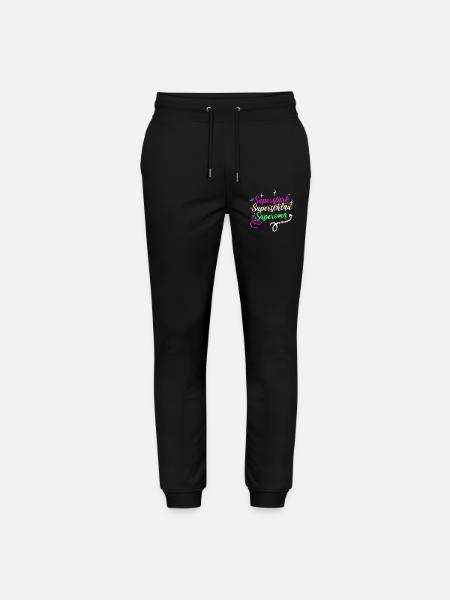 Superoma Spruch Großmutter Oma Rentnerin - Stanley/Stella Unisex Bio Jogginghose Mover  - Schwarz