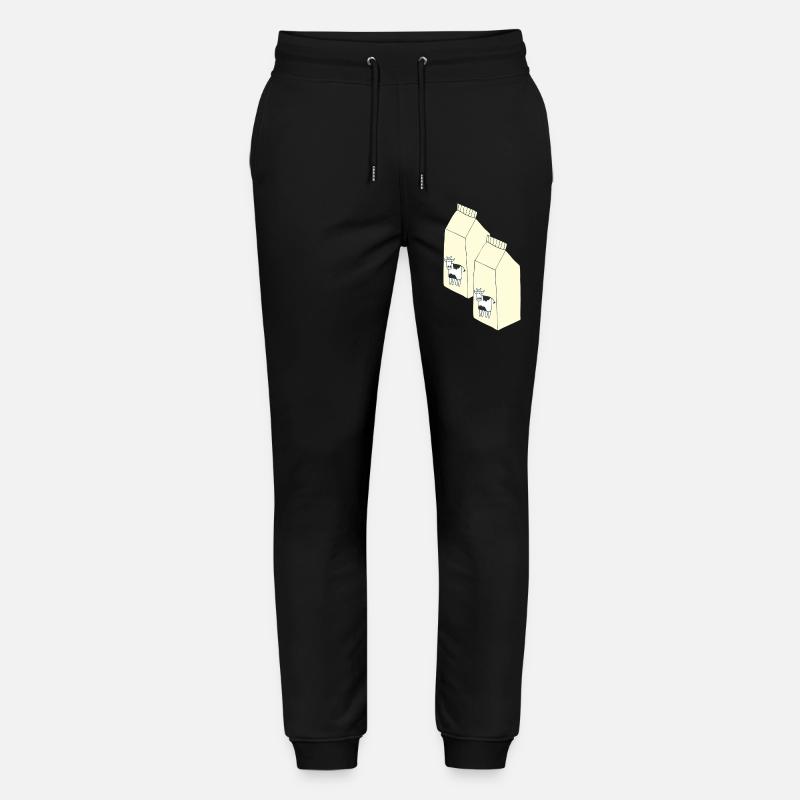 tetrapack milch - Stanley/Stella Unisex Bio Jogginghose Mover  - Schwarz