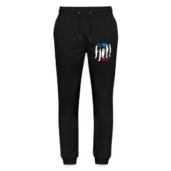 Berg (Fjell) Norwegian - Stanley/Stella Mover Unisex Organic Jogging Trousers - black - Front - Marisol (170cm) & Nik (191cm)