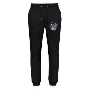 Archer - Stanley/Stella Mover Unisex Organic Jogging Trousers - black - Front - Marisol (170cm) & Nik (191cm)