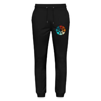 Badminton - Shuttlecocks Colorful - Stanley/Stella Mover Unisex Organic Jogging Trousers - black - Front - Marisol (170cm) & Nik (191cm)