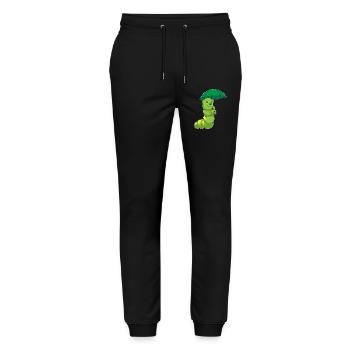 Parapluie chenille - Pantalon de jogging bio MOVER Stanley/Stella unisexe - noir - Devant - Marisol (170cm) & Nik (191cm)
