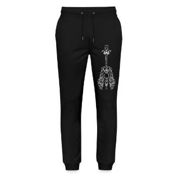 Guitar - Stanley/Stella Mover Unisex Organic Jogging Trousers - black - Front - Marisol (170cm) & Nik (191cm)