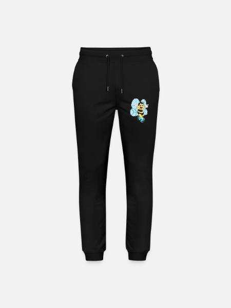 Bee Roller Skating Roller Skates - Stanley/Stella Mover Unisex Organic Jogging Trousers - black