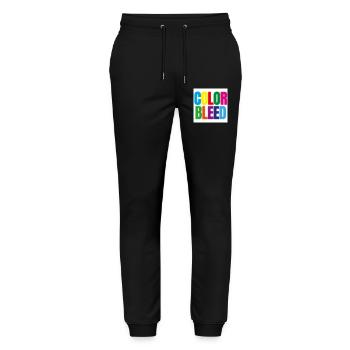 ColorBleed - Stanley/Stella Unisex Bio Jogginghose Mover  - Schwarz - Vorne - Marisol (170cm) & Nik (191cm)