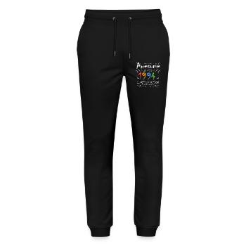 1994 - Born 1994 - Fantastic since 1994 - Stanley/Stella Mover Unisex Organic Jogging Trousers - black - Front - Marisol (170cm) & Nik (191cm)