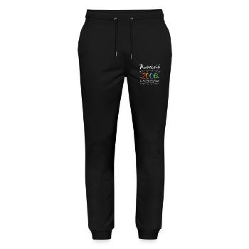 Vintage 2008 - Fantastic since 2008 - Stanley/Stella Mover Unisex Organic Jogging Trousers - black - Front - Marisol (170cm) & Nik (191cm)
