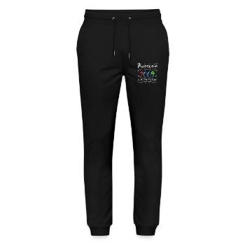 Vintage 2009 - Fantastic since 2009 - Stanley/Stella Mover Unisex Organic Jogging Trousers - black - Front - Marisol (170cm) & Nik (191cm)