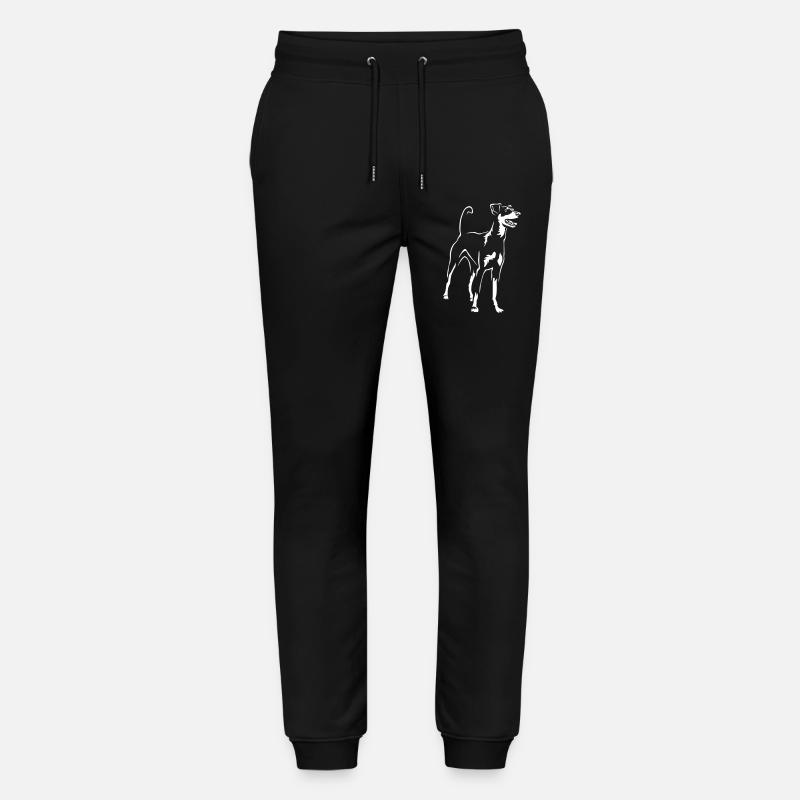 Deutscher Pinscher "Black Edition" - Stanley/Stella Unisex Bio Jogginghose Mover  - Schwarz