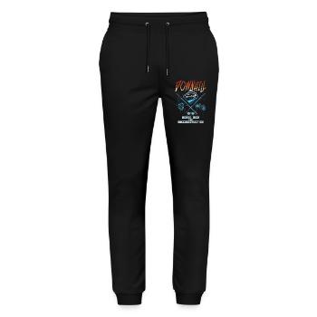 downhill - Stanley/Stella Unisex Bio Jogginghose Mover  - Schwarz - Vorne - Marisol (170cm) & Nik (191cm)