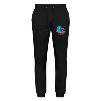 Sternzeichen Skorpion - Stanley/Stella Unisex Bio Jogginghose Mover  - Schwarz - Vorne - Marisol (170cm) & Nik (191cm)