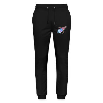 Eis Donut Lecker Nachspeise Süßigkeiten Naschen - Stanley/Stella Unisex Bio Jogginghose Mover  - Schwarz - Vorne - Marisol (170cm) & Nik (191cm)