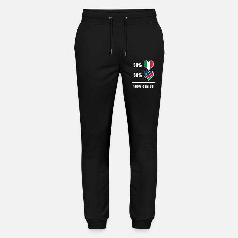 Brilliant Italien und Namibia / Geschenk - Stanley/Stella Unisex Bio Jogginghose Mover - Schwarz