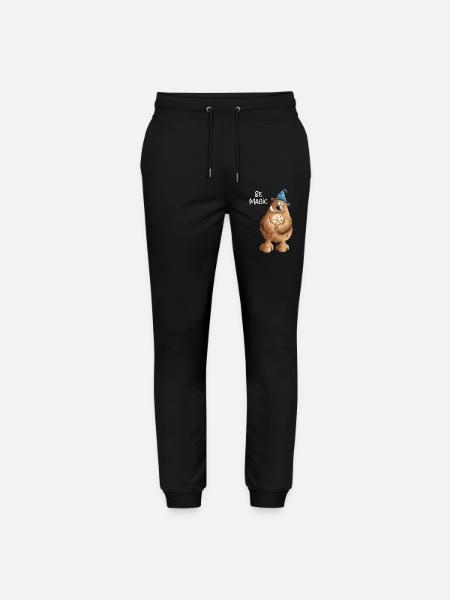 Be Magic Magician Bear I Magician - Stanley/Stella Mover Unisex Organic Jogging Trousers - black