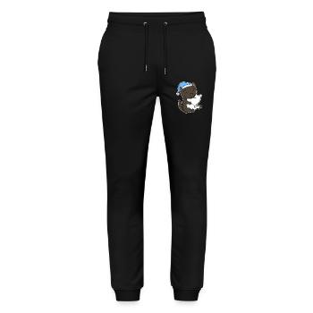 Cat cat breed Havana - Stanley/Stella Mover Unisex Organic Jogging Trousers - black - Front - Marisol (170cm) & Nik (191cm)