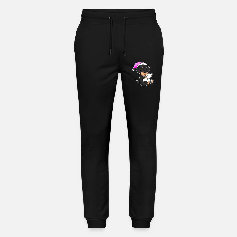 Chien Race de chien Teckel - Pantalon de jogging bio MOVER Stanley/Stella unisexe - noir