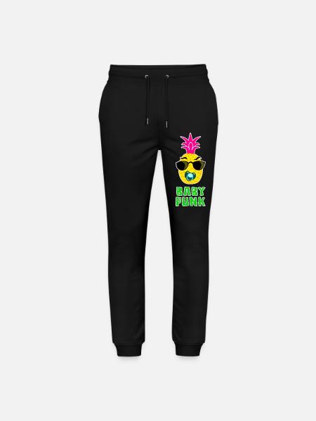 Bébé Punk Ananas cool - Pantalon de jogging bio MOVER Stanley/Stella unisexe - noir