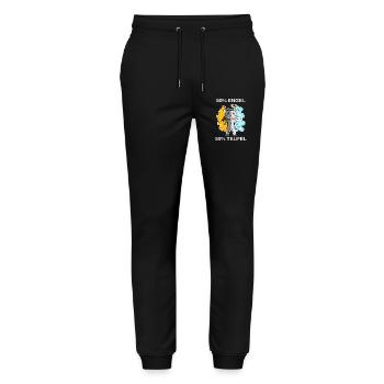 Katze Katzenrasse Abessinierkatze - Stanley/Stella Unisex Bio Jogginghose Mover  - Schwarz - Vorne - Marisol (170cm) & Nik (191cm)