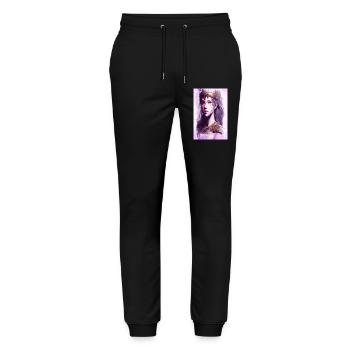 Valkyrie Amazon Warrior Fine Art Affiche - Pantalon de jogging bio MOVER Stanley/Stella unisexe - noir - Devant - Marisol (170cm) & Nik (191cm)